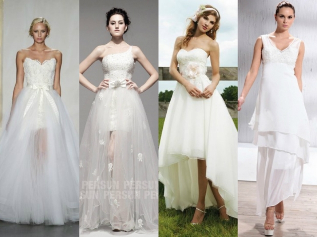 high low wedding gowns